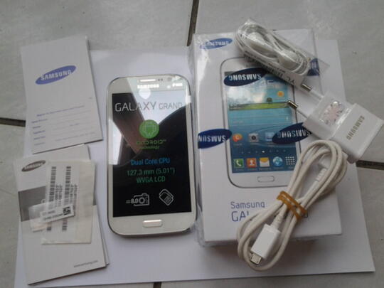 WTS SAMSUNG GALAXY GRAND DUOS SECOND 100% MULUS-GARANSI PANJANG S/D NOVEMBER 2014