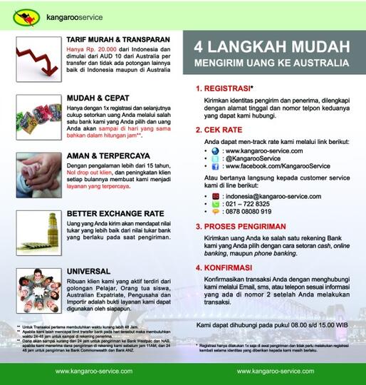 Terjual Jasa Transfer Uang Dari Indonesia Australia Kangarooservice Kaskus