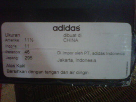 BNIB Sepatu Basket Adidas TD3 Commander Original MURMER (jual kekecilan)