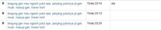 bingung gan mau ngasih judul apa. panjang judulnya jd gak muat. masup gan, Keren kok!