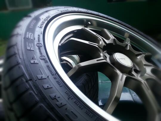 Jual Velg R17 + Ban Achiless 17/45/215 (Doubel PCD; 8 hole - 100/114)