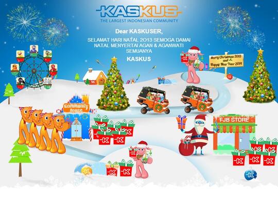 Selamat Natal 2013 Bagi Kaskuser yang Merayakannya!