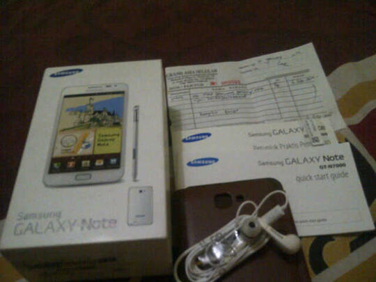 SAMSUNG GAL NOTE 1 N7000 WHITE