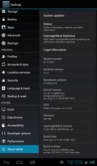 SAMSUNG GALAXY TAB P1000 ICS BBMAN LANCAR BU