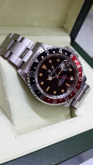 Terjual ORIGINAL VINTAGE ROLEX GMT MASTER II A.K.A FAT LADY REF: 16760 ,  \