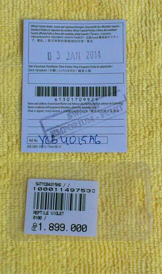 BNIB Swatch Irony Aluminum Reptile YCB4015AG - Murah