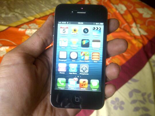 IPHONE 4S 16GB FU BLACK BATANGAN MULUSSSSSSS BONUSSSS