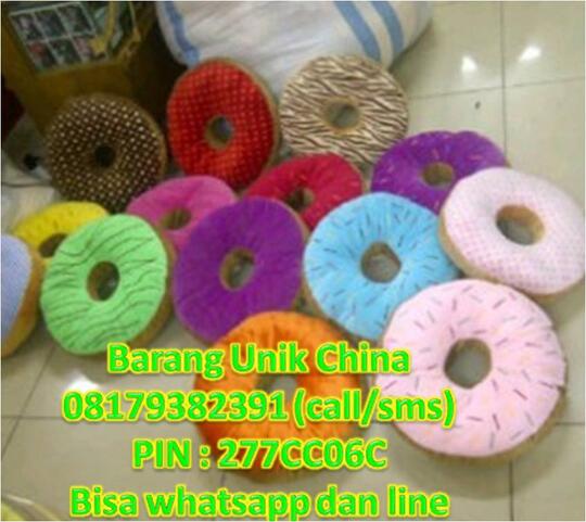 Bantal Donat velboa dacron 40cm 45cm ready stock reseller dropship grosir ecer
