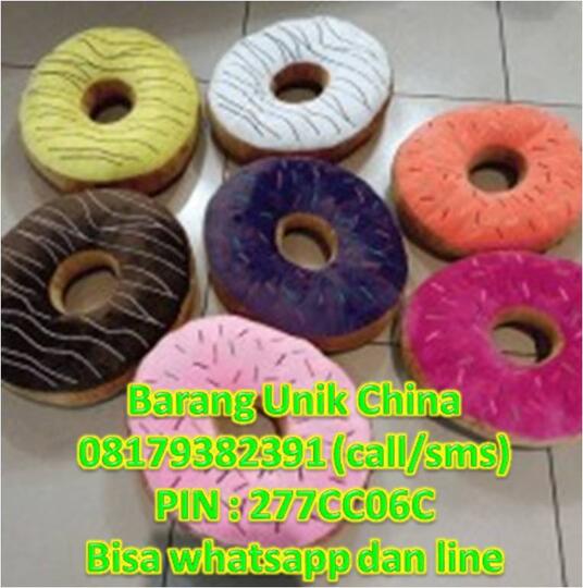 Bantal Donat velboa dacron 40cm 45cm ready stock reseller dropship grosir ecer