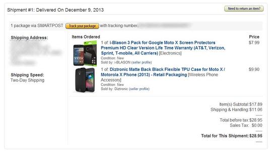 Dijual TPU Case + Screen Protector buat Moto X