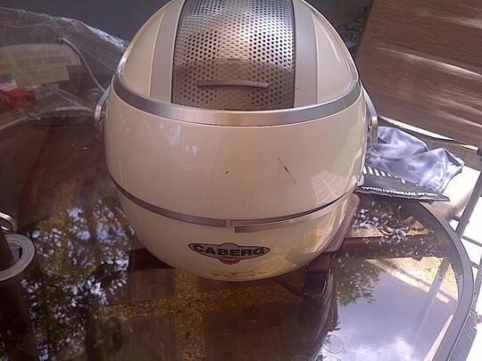 helm caberg uno pearl white NOS RARE