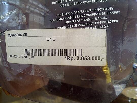 helm caberg uno pearl white NOS RARE
