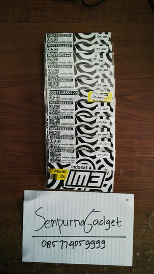 NOMOR CANTIK INDOSAT M3 TRIPLE MURAHHH !!!