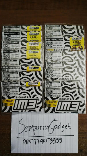 NOMOR CANTIK INDOSAT M3 TRIPLE MURAHHH !!!