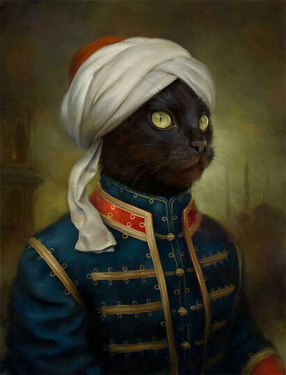 Foto Foto Kucing bagai Seorang Raja
