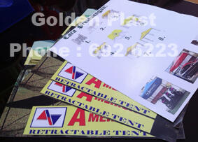JUAL Tenda Lipat American Matic besi hitam 2x2, 2x3, 3x4, 3x6