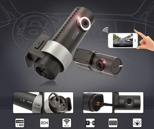 Mau aman di jalanan dan tempat parkir? blackbox khusus mobil = Black Vue