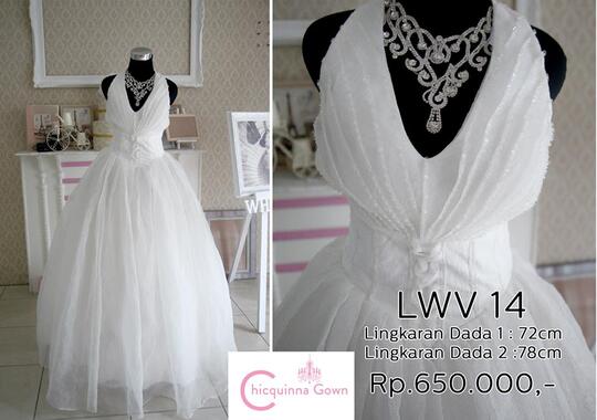 Terjual Gaun Pengantin Putih Second Bekas Ex Bridal Singapura 9