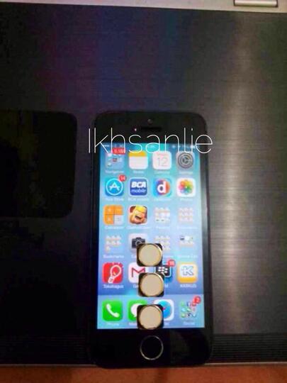 Home button iphone 5G like 5S(not stiker)&baut bawah ori iphone 5/5C/5S mulai 10rb-an
