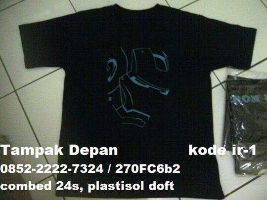Jual kaos IRON MAN - Stark Industries...MURAH (Bandung)