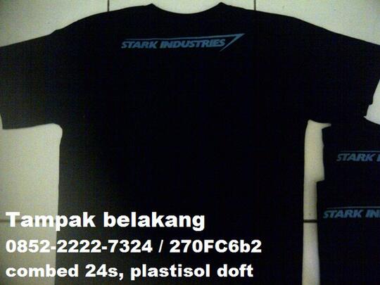 Jual kaos IRON MAN - Stark Industries...MURAH (Bandung)