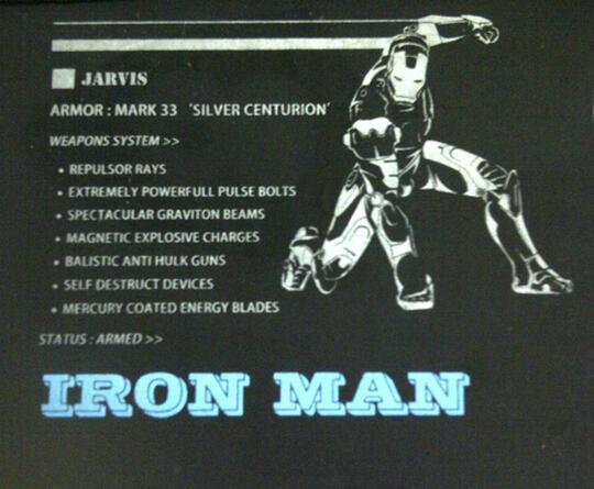 Jual kaos IRON MAN - Stark Industries...MURAH (Bandung)