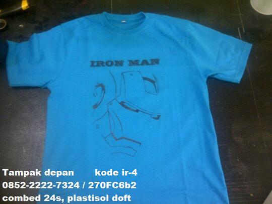Jual kaos IRON MAN - Stark Industries...MURAH (Bandung)