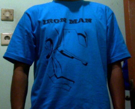 Jual kaos IRON MAN - Stark Industries...MURAH (Bandung)