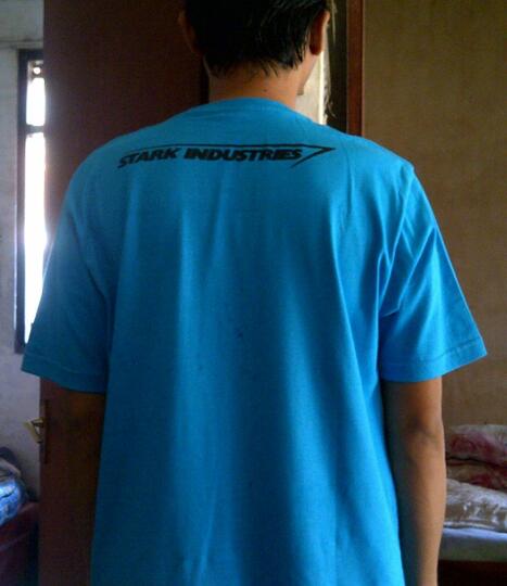 Jual kaos IRON MAN - Stark Industries...MURAH (Bandung)
