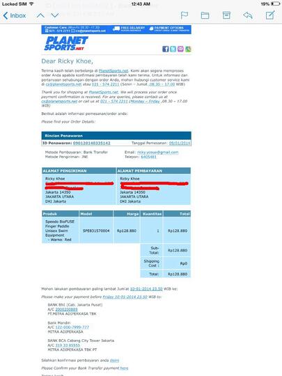 Waspada Belanja Online di planetsports.net