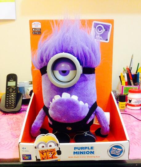 purple minion toy