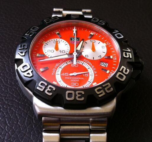 tag heuer formula 1 orange price