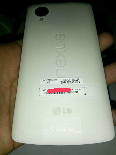 WTS LG NEXUS 5 WHITE 16GB