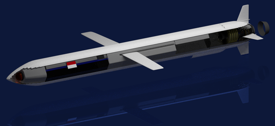 Desain Sementara MTDyne Rudal Jelajah Siluman Subsonik