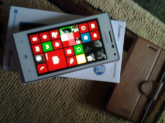 Huawei Ascend W!, windowsphone 8 mulus gan