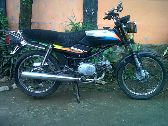 honda win 100 2002 plat T posisi bandung