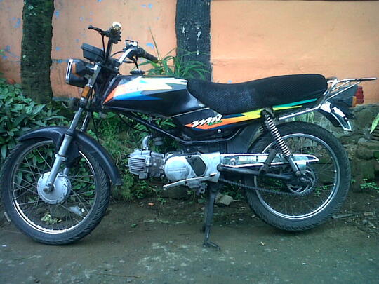 honda win 100 2002 plat T posisi bandung