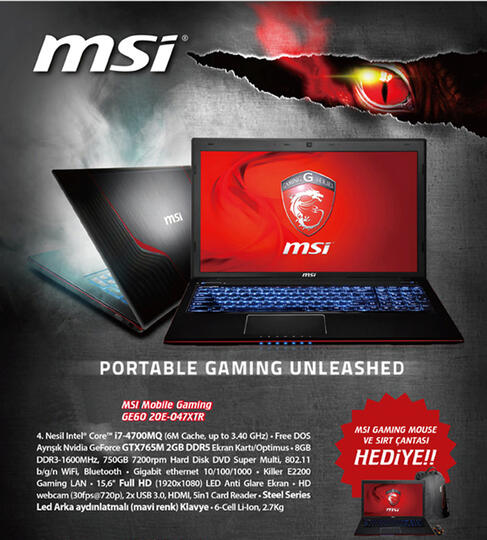 Terjual Dijual Laptop Gaming Msi Ge60 20e Black Kaskus