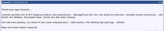 (Sharing-New release) Menjebol Tes Masuk Perusahaan Dgn Tingkat Keberhasilan 99%