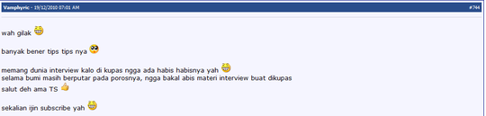 (Sharing-New release) Menjebol Tes Masuk Perusahaan Dgn Tingkat Keberhasilan 99%