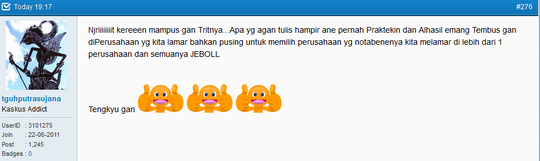 (Sharing-New release) Menjebol Tes Masuk Perusahaan Dgn Tingkat Keberhasilan 99%