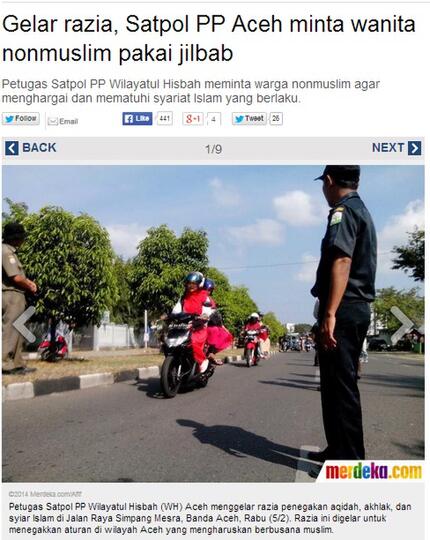 Aceh ini masi wilayah indonesia yg mengusung pancasila bukan sih?