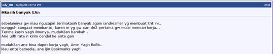 (Sharing-New release) Menjebol Tes Masuk Perusahaan Dgn Tingkat Keberhasilan 99%