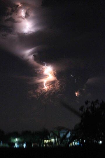 Erupsi Gunung Kelud dalam Foto 13/2/14 22.50WIB