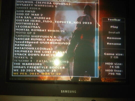 PS 2 Fat HDD 80 Gb Full Game