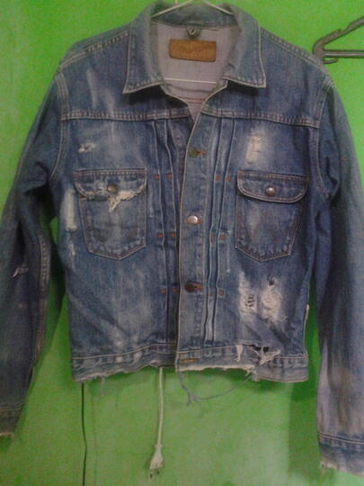 jaket jeans wrangler original