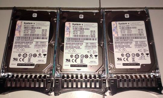 IBM SAS & SATA 2.5" ( 300GB, 500GB, 600GB, 900GB, 1.2TB )