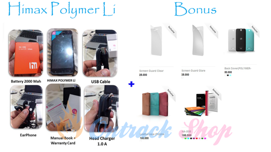 FREE ONGKIR | Himax Polymer Li, QUADCORE 5", READY STOK ,Termurah & REKBER WELCOME