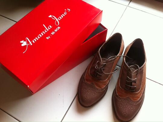 WTS AMANDA JANE'S LOCAL BRAND LONGWING SHOES (BRAND NEW)
