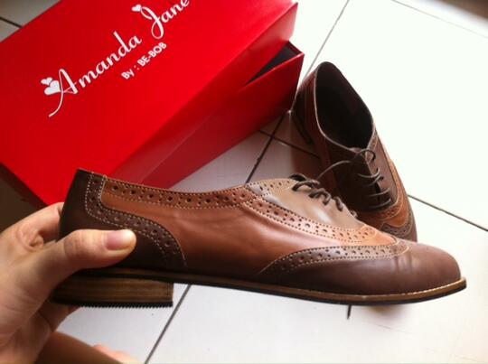 WTS AMANDA JANE'S LOCAL BRAND LONGWING SHOES (BRAND NEW)